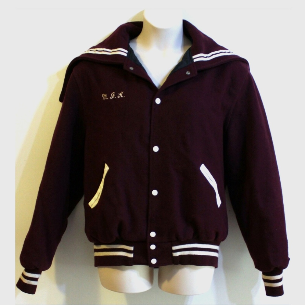Haden's Vintage Wool Varsity Letterman Jacket